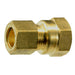 1/2" OD x 1/2FIP Brass Compression Pipe Connectors