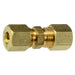 1/4" OD x 1/4" OD Brass Compression Unions