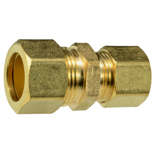 5/8" OD x 1/2" OD Brass Compression Unions