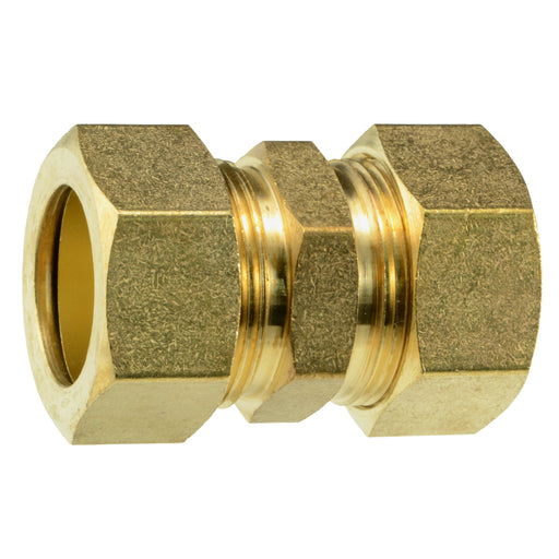 7/8" OD x 7/8" OD Brass Compression Unions