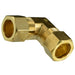 5/8" OD x 5/8" OD Brass Compression Union Elbows