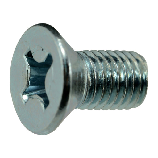 1/4"-28 x 1/2" Zinc Plated Steel Fine Thread Phillips Flat Head Machine Screws