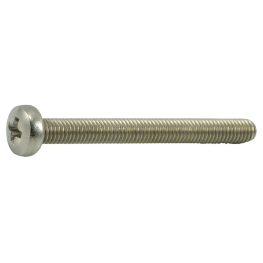 3mm-0.5 x 30mm A2 Stainless Steel Coarse Thread Phillips Pan Head Machine Screws