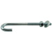 1/4"-20 x 4" Zinc Plated Steel Coarse Thread J Bolts