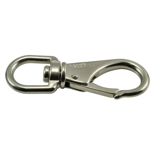 3/4" 316 Stainless Steel Swivel Bolt Snap Hooks