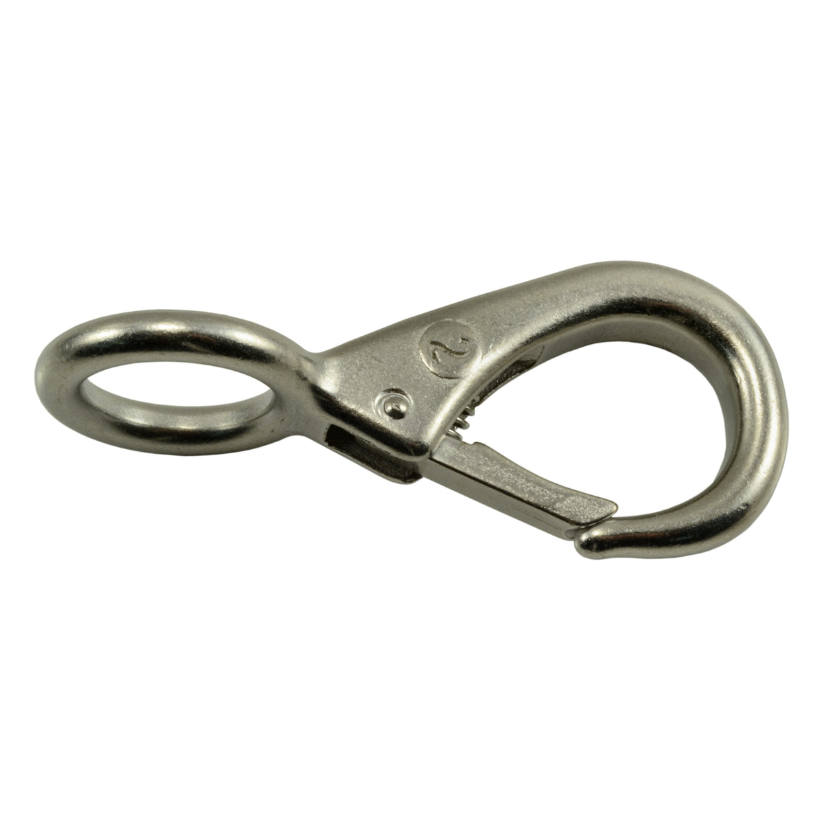 1/2 Nickel Plated Steel Swivel Eye Trigger Snap Hooks