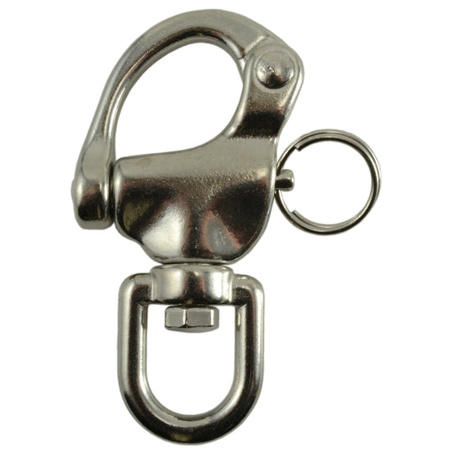 5/8" x 3-7/16" 316 Stainless Steel Swivel Snap Hook Shackles