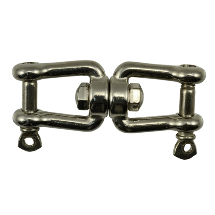 3/16" x 2-3/16" 316 Stainless Steel Jaw/Jaw Swivels