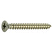 #10 x 1-3/4" 18-8 Stainless Steel Phillips Flat Head Sheet Metal Screws