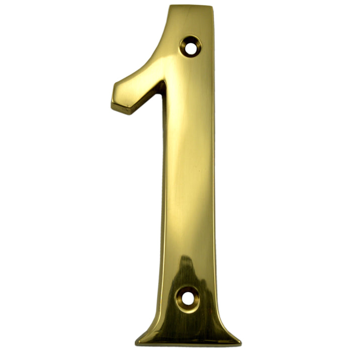 4" - "1" Solid Brass House Numbers