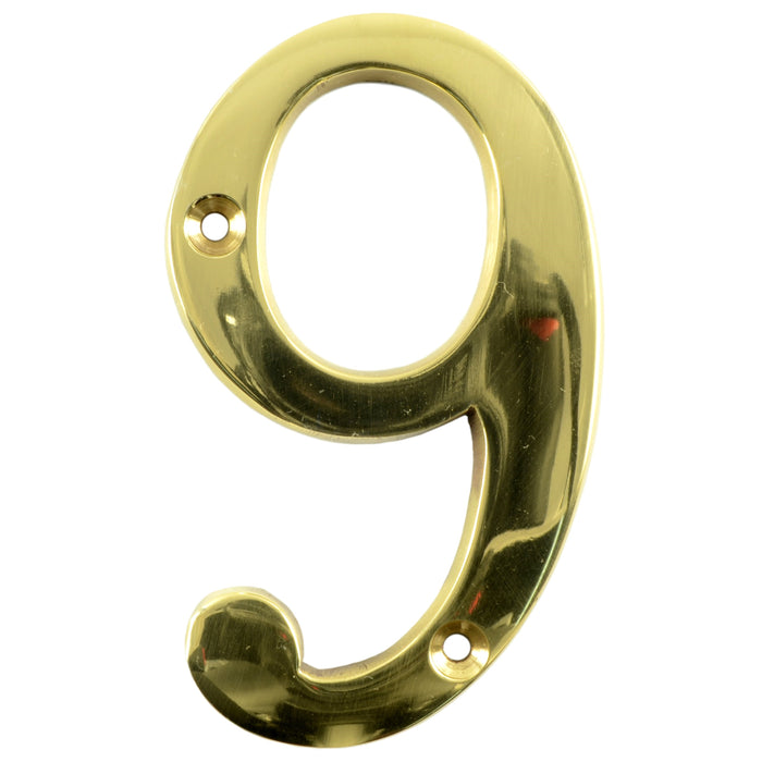 4" - "6" Solid Brass House Numbers