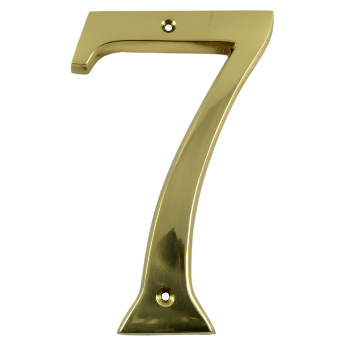 6" - "7" Solid Brass House Numbers