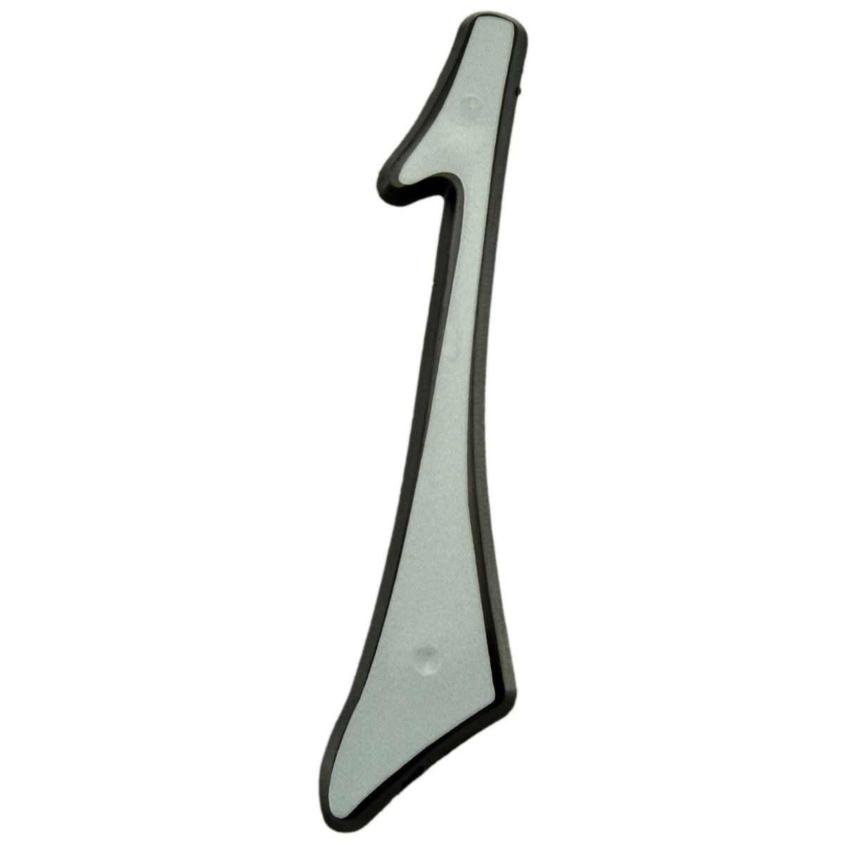 4" - "1" White Plastic Reflective House Numbers
