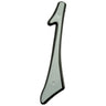 4" - "1" White Plastic Reflective House Numbers