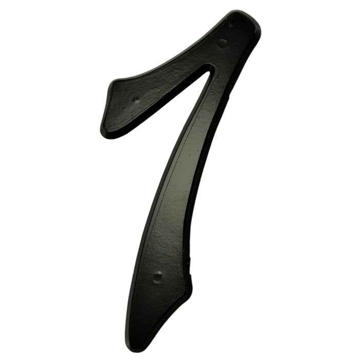 4" - "7" Black Plastic Reflective House Numbers