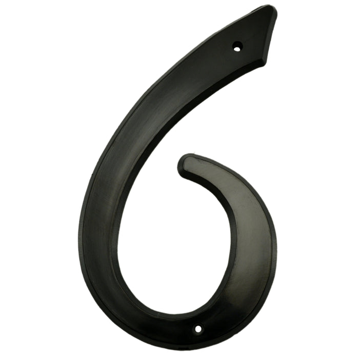 4" - "6" Black Plastic House Numbers