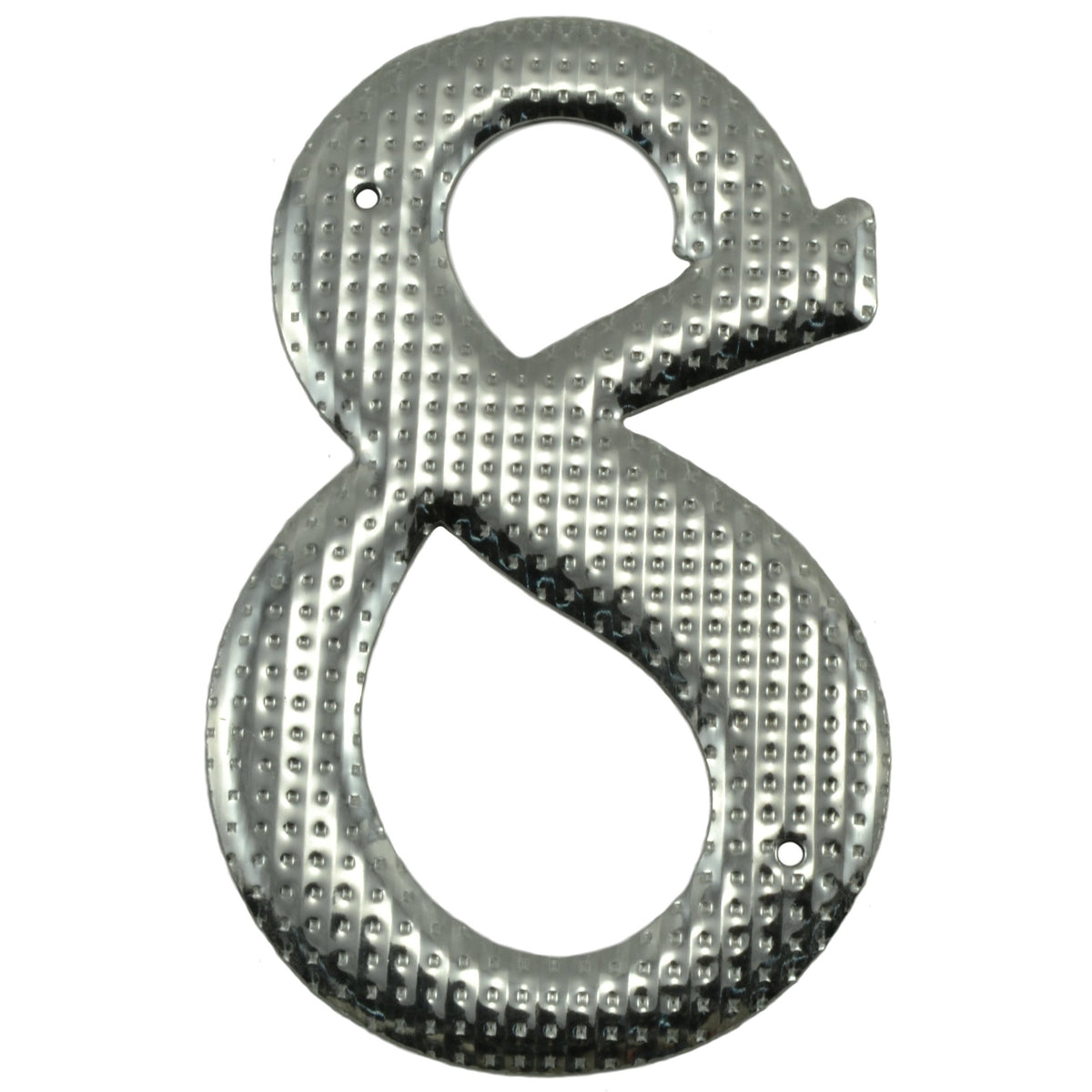 3.75" - "8" Silver Colored Aluminum House Numbers