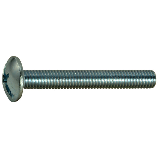 #10-32 x 1-1/2" Zinc Plated Steel Fine Thread Combo Truss Head Machine Screws