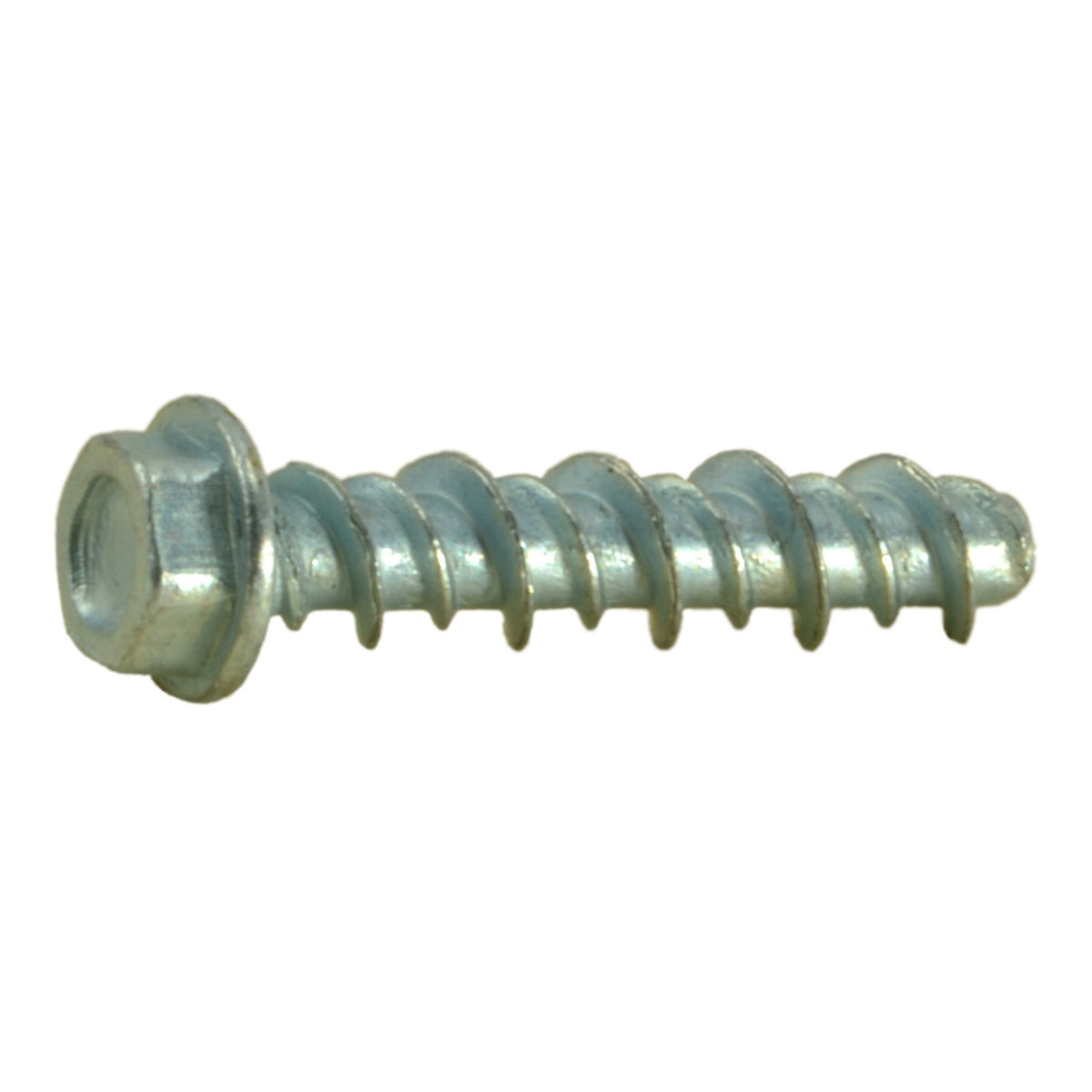#4 x 1/2" Zinc Plated Steel Hex Head Hi-Lo Screws