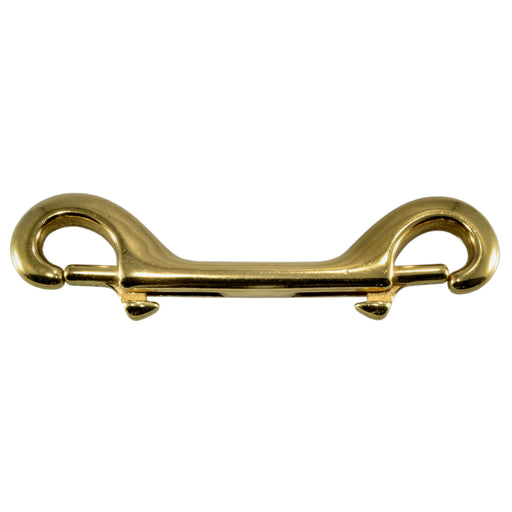 4-3/4" Brass Double Bolt Snap Hooks