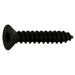 #6 x 3/4" Black Steel Star Drive Flat Head Sheet Metal Screws