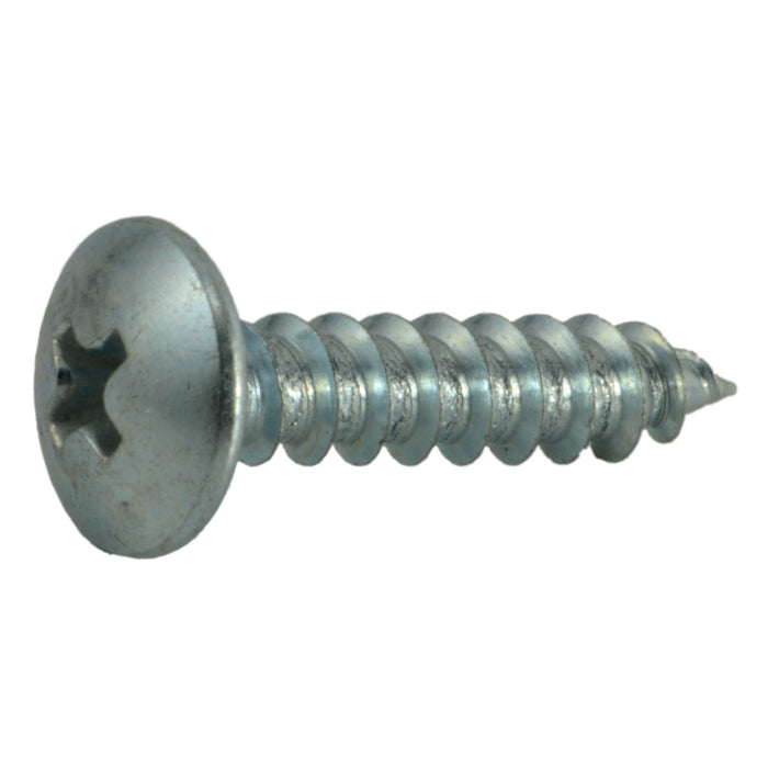 #8 x 3/4" Zinc Plated Steel Phillips Truss Head Sheet Metal Screws