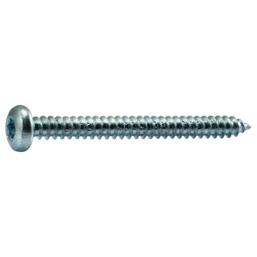 #10 x 2" Zinc Plated Steel Star Drive Pan Head Sheet Metal Screws