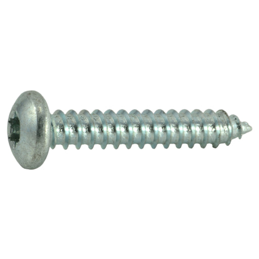 #12 x 1-1/4" Zinc Plated Steel Star Drive Pan Head Sheet Metal Screws