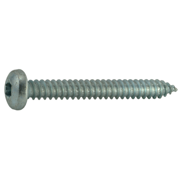 #14 x 2" Zinc Plated Steel Star Drive Pan Head Sheet Metal Screws