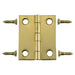 1-1/2" x 1-1/4" Solid Brass Ornamental Hinges