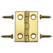 1-1/2" x 7/8" Solid Brass Butt Hinges