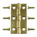 2 x 1" Solid Brass Butt Hinges