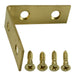 1/2" x 1-1/2" Solid Brass Corner Brace