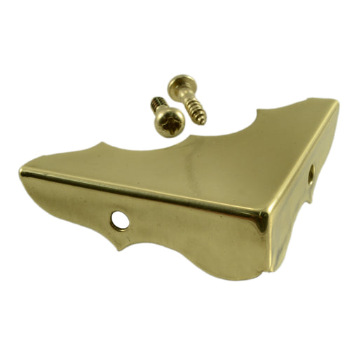 1-1/4" Solid Brass Corner Brace