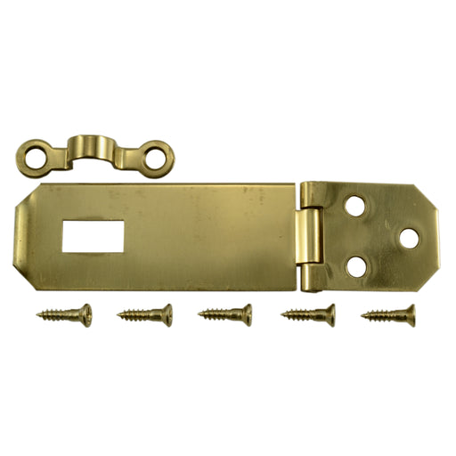 1" x 3" Solid Brass Hasps