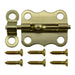 1-3/4" x 1-1/4" Solid Brass Mini Bolts