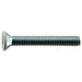 #8-32 x 1-1/4" White Painted Head Zinc Plated Steel Coarse Thread Phillips Flat Head Machine Screws