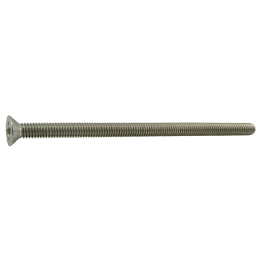 5/16"-18 x 6" 18-8 Stainless Steel Coarse Thread Phillips Flat Head Machine Screws
