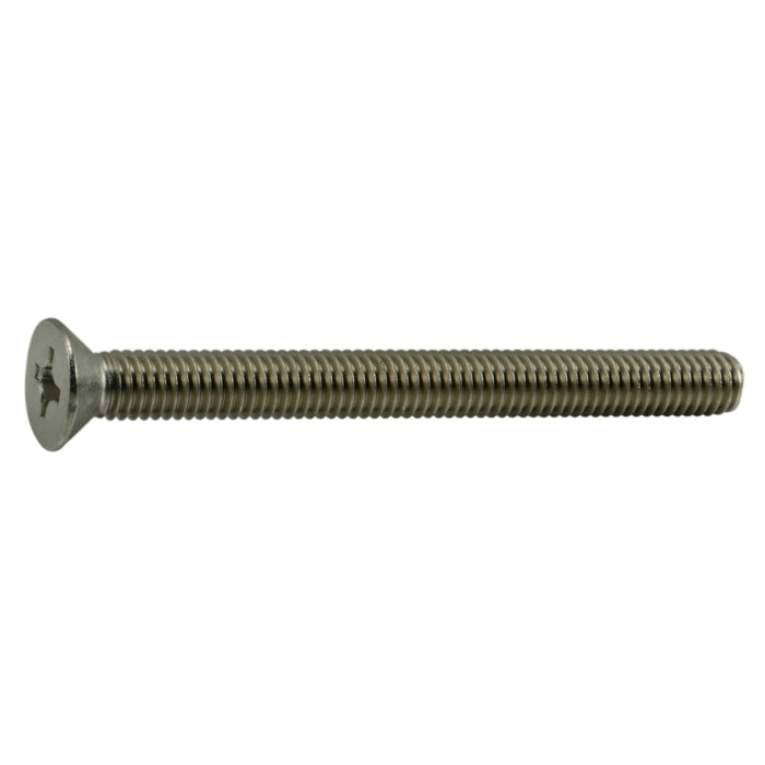 3/8"-16 x 4" 18-8 Stainless Steel Coarse Thread Phillips Flat Head Machine Screws