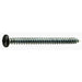 #8 x 2" Black Painted Steel Phillips Pan Head Sheet Metal Screws