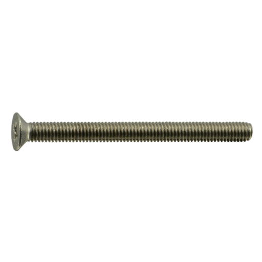 3mm-0.5 x 35mm A2 Stainless Steel Coarse Thread Phillips Flat Head Machine Screws