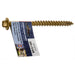 3/8" x 3-5/8" Tan XL1500 Hex Washer Head Saberdrive Construction Ledger Board Screws (10 pcs.)