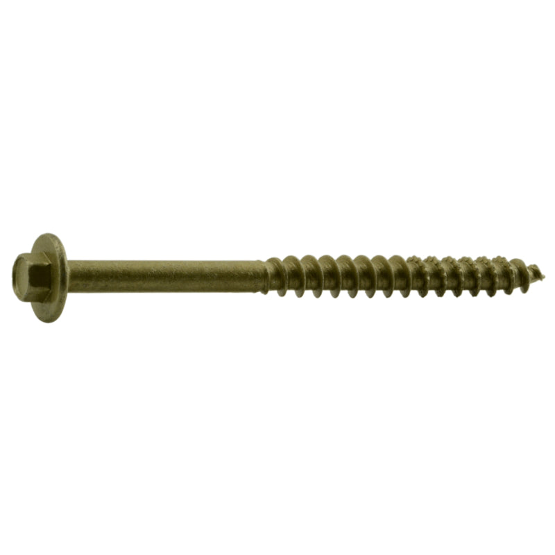 3/8" x 4" Tan XL1500 Hex Washer Head Saberdrive Construction Ledger Board Screws
