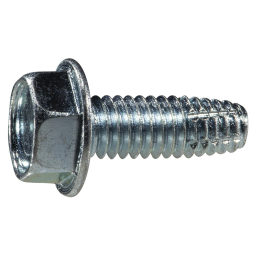 5/16"-18 x 7/8" Zinc Plated Steel Coarse Thread Type F Hex Washer Head Sheet Metal Screws