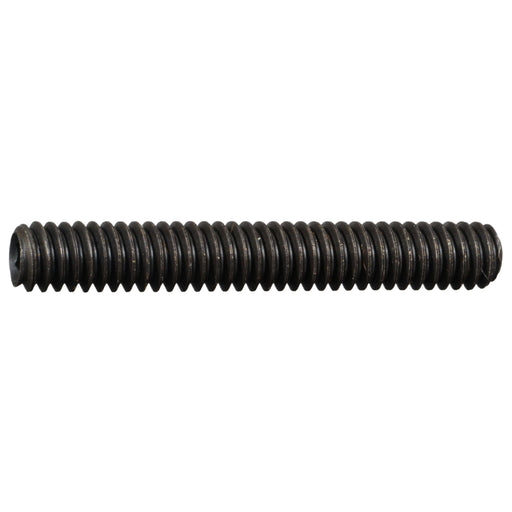 1/4"-20 x 1-3/4" Black Oxide Steel Coarse Thread Socket Set Screws