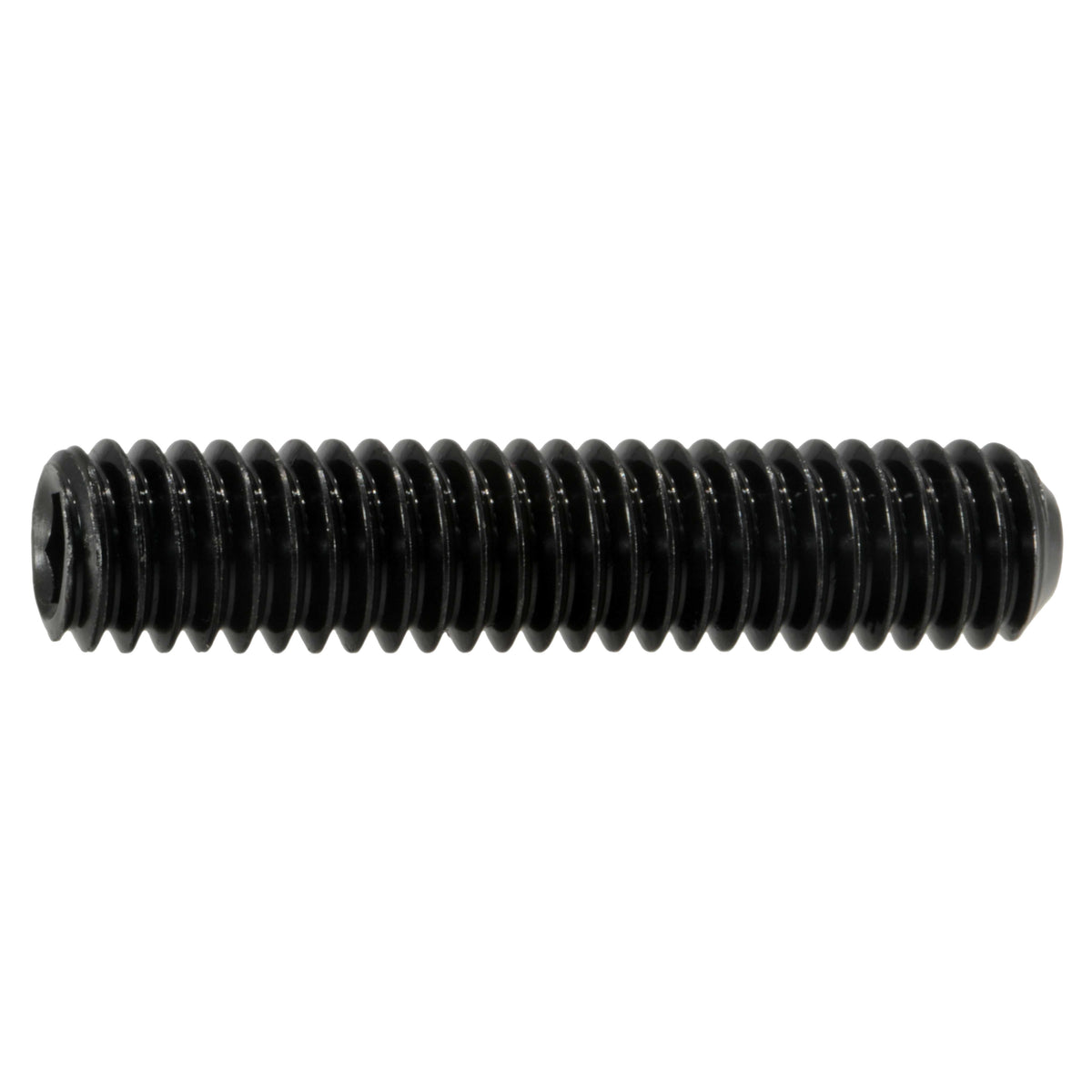 5/16"-18 x 1-1/2" Black Oxide Steel Coarse Thread Socket Set Screws