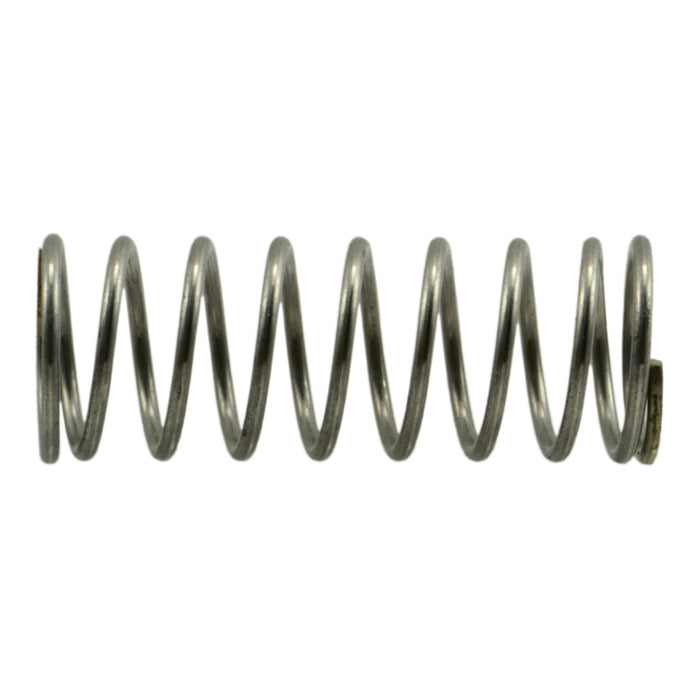 23/64" x 0.032" x 1" 18-8 Stainless Steel Compression Springs