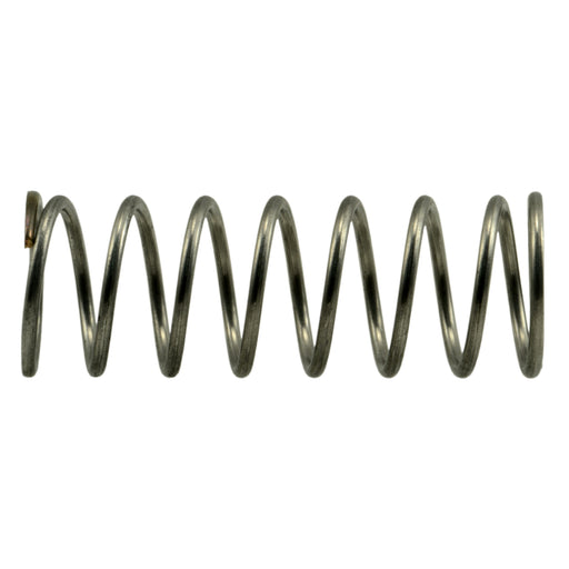23/32" x 0.062" x 2" 18-8 Stainless Steel Compression Springs
