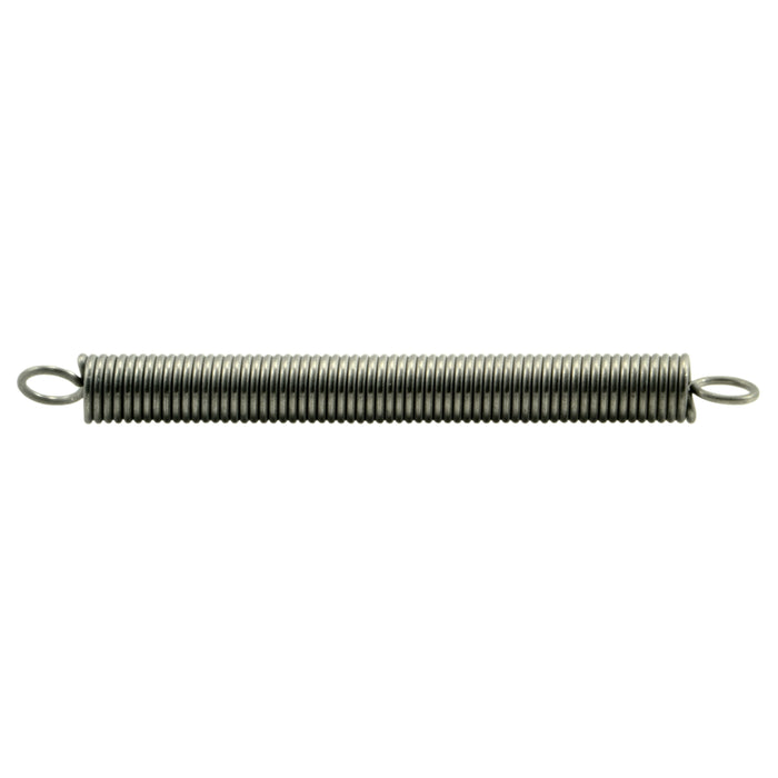 3/16" x 0.026" x 2" 18-8 Stainless Steel Extension Springs