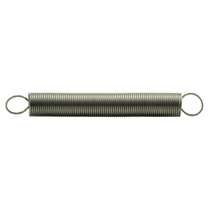 1/4" x .02" x 2" 18-8 Stainless Steel Extension Springs